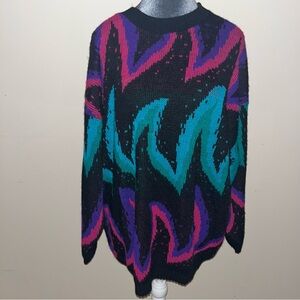 Vintage 80s Abstract Sweater